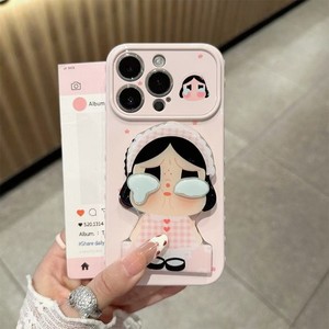 เคสโทรศัพท์ลายการ์ตูนเด็กผู้หญิงน่ารักร้องไห้รุ่นใหม่ล่าสุด สำหรับ iPhone 11 12 13 14 15 16 17 pro max ป้องกันรอยขีดข่วน ฝาหลัง - Product Image 3