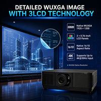 Proyector Láser 3LCD WUXGA de 15000 Lúmenes ANSI con Lentes Opcionales para Auditorios y Grandes Espacios