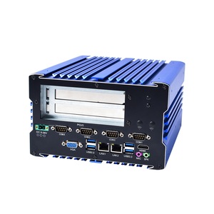 Linux対応4G組み込みミニ産業用PC、<span class=keywords><strong>4</strong></span>ポートpoe PCIスロット、最小pc Core i7 i5ファンレス、精密産業用制御用 - Product Image 1