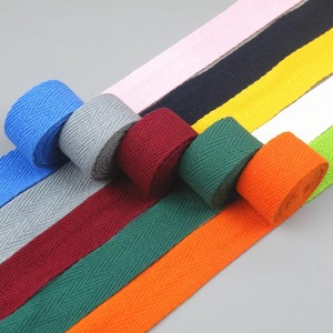 <span class=keywords><strong>Webbing</strong></span> nhà máy bán buôn hai mặt xương cá hữu cơ bông Twill băng cho thiên vị RÀNG BUỘC - Product Image 2