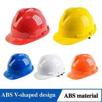 Casque de sécurité ABS haute résistance, très vendu, de haute qualité, type V, 4 points de suspension, ventilé, résistant aux chocs, casque de travail