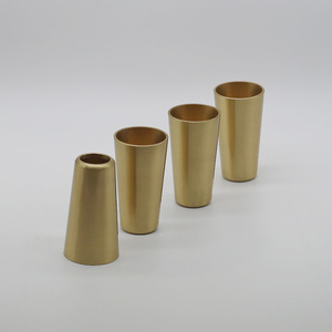 <strong>Brass</strong> <strong>Table</strong> Chair <strong>Legs</strong> Decorative Furniture <strong>Leg</strong> Feet Cover Metal End Caps - Product Image 5