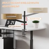 Hauteur réglable 360 °   Lit de bureau pour chat en bois rotatif, petit espace, mobilier pour chaton, 360° °   Grattoir rotatif pour chats