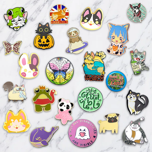 Thiết Kế Tùy Chỉnh Riêng của Bạn Thủ Công Kim Loại Phù Hiệu Ve Áo Pins Phim Hoạt Hình Phim Hoạt Hình Pins Men Cứng Pin Tùy Chỉnh Màn Hình In Ấn - Product Image 1