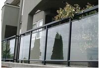 Système de balustrade moderne en verre trempé en alliage d'aluminium et acier inoxydable pour balcon, terrasse, jardin, villa – Modulaire et facile à installer