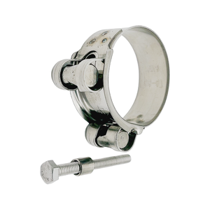 Thép không gỉ t-bolt Ống kẹp đầu duy nhất mạnh mẽ kẹp cho Heavy Duty Ống ô tô motorsports hệ thống ống xả - Product Image 1