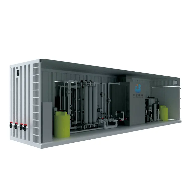 Umweltfreundliche 5 T/H containerisierte Wasseraufbereitung Maschine Trinkwasserbehandlungsausrüstung