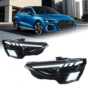 Gruppo Fari a <span class=keywords><strong>LED</strong></span> Matrix Laser di Alta Gamma per <span class=keywords><strong>Audi</strong></span> <span class=keywords><strong>A3</strong></span> 2021-2024, Lampada Modificata 12V - Product Image 1