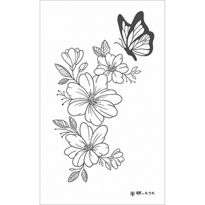 Commercio all'ingrosso succo <span class=keywords><strong>di</strong></span> erbe Semi-permanente del tatuaggio adesivi impermeabili braccio carino cartone animato tatuaggio inchiostro - Product Image 4
