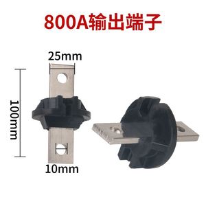 Bx1 <b>Terminal</b> <b>Block</b> 800A Output Connector 100mm Length Brass Material For Welding Machine - Product Image 1