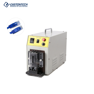 EW-10G شبكة آلة صنع الكابلات شبه السيارات التصحيح الحبل rj45 العقص آلة - Product Image 5