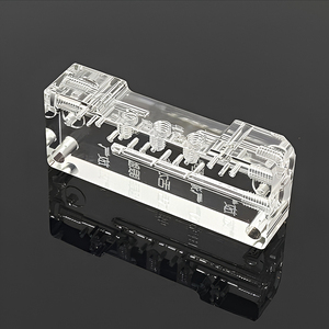 บริการผลิตชิ้นส่วนอะคริลิกใส พลาสติก PC ด้วยเครื่อง CNC ตามแบบ OEM ความแม่นยำสูง ชิ้นส่วนอะคริลิก PMMA ผลิตด้วยเครื่อง CNC - Product Image 5