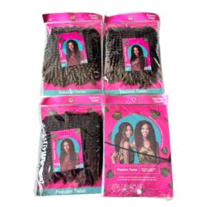 Tresses pour Crochet Cheveux Pré-torsadés <span class=keywords><strong>Passion</strong></span> <span class=keywords><strong>Twist</strong></span> Tresses au Crochet 10 Pouces Pré-bouclées Cheveux Synthétiques Bohèmes - Product Image 3