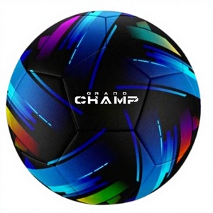 Custom Printed Soccer Ball Size 5 High Performance <b>PVC</b> Unisex Adults Training Match Indoor/Outdoor Eco-Friendly Wholesale <b>Top</b> - Product Image 1