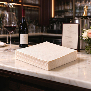 Bedruckte Einweg-Premium-Papierservietten Quadratisch für Hotel, Bar und Gastronomie - Weiche Servietten für Hotelgruppen - Product Image 1