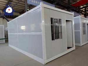 2025 nouvelle maison de conteneur pliante à assemblage rapide préfabriquée mobile Structure extérieure modulaire en panneau sandwich en acier - Product Image 1