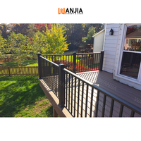 Rampe d'escalier moderne en aluminium et verre trempé, personnalisable ODM/OEM, pour usage extérieur