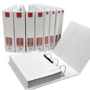 COMIX Chine fournit des classeurs à anneaux 3D personnalisés de format A4, couverture rigide en PVC de 3 pouces avec logo imprimé, dossier de classement blanc - Product Image 1