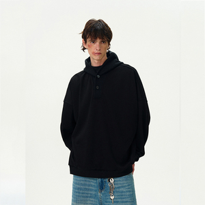 Sudaderas con Capucha Personalizadas con Logotipo del Fabricante, Forro Polar Grueso de 300g, Poliéster/Algodón, Diseño con Letras Otoñales, Talla Grande, Transpirables - Product Image 5