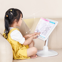 Support de livre portable et réglable YD-21 avec pinces à papier, base robuste, support de livre pour la lecture, le bureau, les manuels scolaires, les tablettes, les iPad