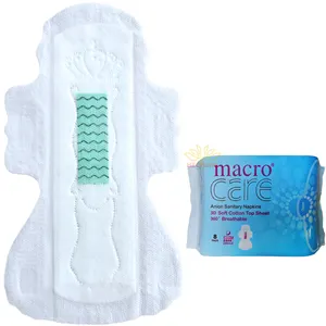 menstrual period female ultra thin cotton sanitary napkin sanitary pad with negative ion