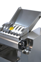 Presse à pâte automatique haute vitesse YM130 (acier inoxydable) pour boulangerie, révolutionnant la production de pizzas et de pâtes, efficacité inégalée