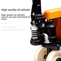 Nouveau type de chariot manuel hydraulique pour fûts d'huile en acier, véhicule de manutention rapide et pratique pour entrepôt