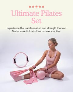 <span class=keywords><strong>Kit</strong></span> Pilates per <span class=keywords><strong>Casa</strong></span> per Donne, Set Fitness con Manubri in Silicone, Anello per Esercizi, Tappetino Yoga, Accessori per Yoga e Pilates - Product Image 3