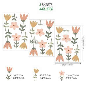 Adesivi <span class=keywords><strong>Murali</strong></span> <span class=keywords><strong>per</strong></span> Cameretta Bambini con Pois, Stile Bohémien, Applicazioni Carine, Impermeabili, Antimuffa, con Verniciatura Opaca in PVC - Product Image 5