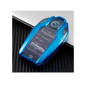 Modelage de clé à distance en Tpu, étui pour clés de voiture, avec écran LCD, accessoire portefeuille, mignon - Product Image 1