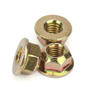 Écrous à bride autobloquants hexagonaux (dentelés) DIN 6923 Filetage métrique uni Filetage impérial M5-M20 1/4 "-1/<span class=keywords><strong>2</strong></span>" Écrous hexagonaux - Product Image 3