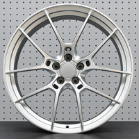 Jantes 5x114.3, jantes forgées légères, jantes de 18 à 22 pouces, finition argent poli pour BMW E90 E92 F10 Land Rover Rolls-Royce Mercedes-AMG