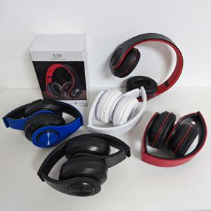 <span class=keywords><strong>Casque</strong></span> sans fil B39 RGB LED, circum-auriculaire, pliable, HiFi stéréo, micro intégré, longue autonomie, carte TF, radio FM, <span class=keywords><strong>casque</strong></span> de jeu pour téléphone et <span class=keywords><strong>PC</strong></span> - Product Image 4
