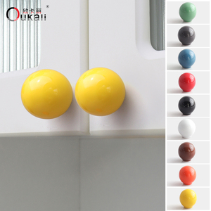 Kenop Lemari Kabinet Furnitur Modern Grosir Oukali, Kenop Keramik Warna-Warni untuk Laci Dapur, Perlengkapan Lemari - Product Image 2