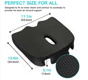 <span class=keywords><strong>Coussin</strong></span> de siège <span class=keywords><strong>ergonomique</strong></span> pour chaise de bureau, soulagement des douleurs du coccyx et de la sciatique, oreiller pour hémorroïdes, mousse à mémoire de forme, grand carré, <span class=keywords><strong>gel</strong></span> rafraîchissant - Product Image 5