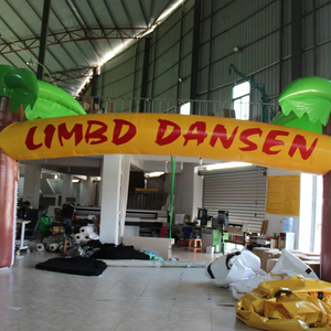 Puerta inflable con forma de palmera para fiestas comerciales o eventos publicitarios al aire libre - Product Image 1