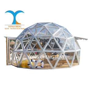 Glamping esterno chiaro Igloo House 6m tenda a cupola di vetro con Base per campeggio e Resort Hotel - Product Image 6