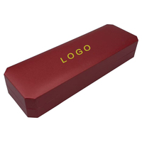 Boîtes à bijoux cadeaux réutilisables haut de gamme en gros, logo personnalisé, colliers, bracelets, boucles d'oreilles, bagues, emballage en cuir PU