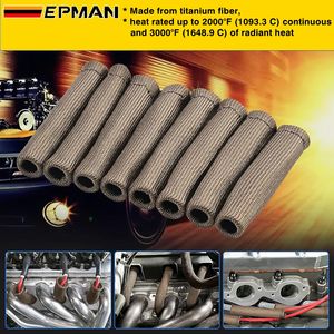 Le fil de bougie d'allumage de manchon de protecteur de chaleur de haute performance d'EPMAN couvre la fibre de verre EP-GT en titane de fibre - Product Image 2
