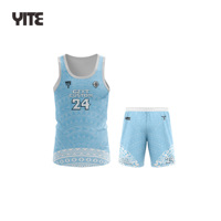 Maillot d'entraînement de rugby bleu par sublimation, personnalisé, en polyester, pour football américain, ensemble uniforme de jeu