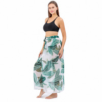 Strand Pareo Sarongs Groothandel Vrouwen Custom Print Strandkleding Bikini Cover Up Zomer Sexy