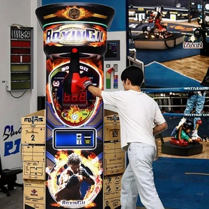 Máquina de Videojuegos Operada con Monedas, Máquina de Boxeo de Alta Tecnología para Medir la Fuerza y Aliviar el Estrés, Estilo de Lucha - Product Image 1