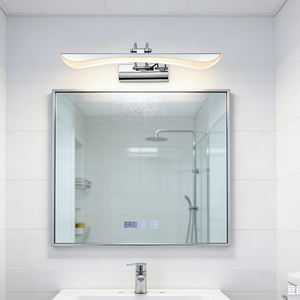 Lámpara de pared con espejo LED cromado de estilo nórdico moderno, luz de lujo para baño, tocador, maquillaje, hotel, hogar, dormitorio, armario - Product Image 3
