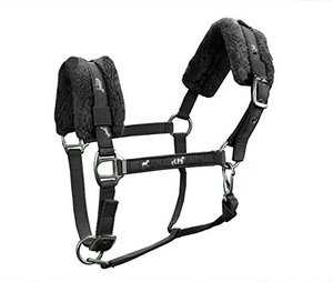 HE5600 Customized Nylon Horse <b>Halter</b> with Premium Hardware Buckles PP Webbing Brass Steel Soft & Durable 10-18.5 Inch Size - Product Image 5