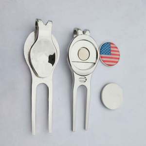 Imán Multifuncional de Metal Verde para Pelotas de Golf, de Aleación de Zinc, Accesorio Estándar para Campos de Golf - Product Image 1