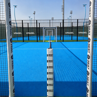 Pista de Pádel Panorámica de Alto Estándar, Efecto Visual Atractivo, Calidad Duradera, Buen Precio, Equipamiento para Pistas de Pádel al Aire Libre