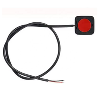 Nouveau mini-interrupteur adhésif 12V momentané noir marche-arrêt pour voiture, fournitures automobiles