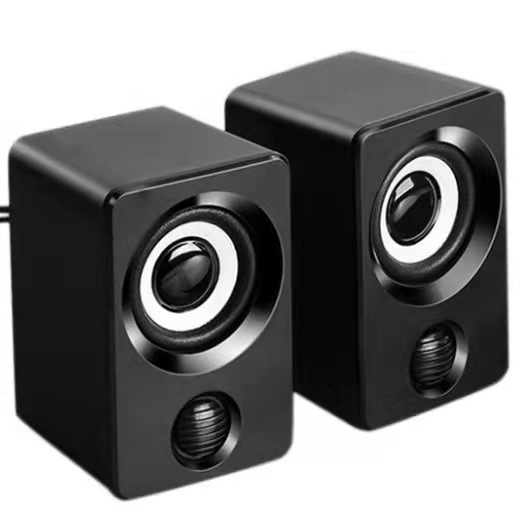 Computer Speakers Wired for 5.0 3W Desktop Laptop Mini USB Subwoofer for Desks Phones in Stock
