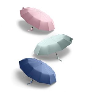 Parapluie pliant en trois sections, pas cher, fabricant chinois, vente en gros, promotionnel, impression de logo personnalisé - Product Image 2