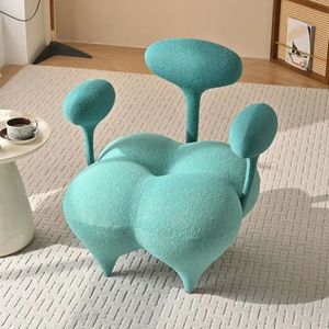 <span class=keywords><strong>Fauteuil</strong></span> Ballon en Velours Élégant et Luxueux, Canapé de Repos Créatif <span class=keywords><strong>pour</strong></span> Femme, Coussin de <span class=keywords><strong>Fauteuil</strong></span> Ballon Stylé <span class=keywords><strong>pour</strong></span> Réunions et Salles de Villa - Product Image 3